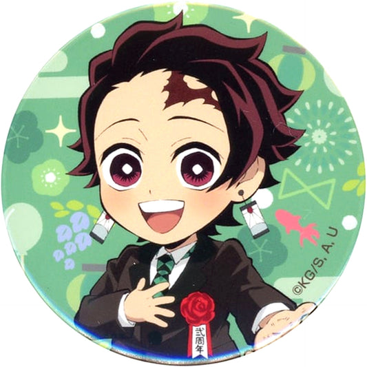 Tanjiro Kamado Demon Slayer Kimetsu Festival Online Anime 2nd Anniversary Festival Random Button Deformed Illustration Ver. ANIPLEX+ Made-to-Order Limited [USED]