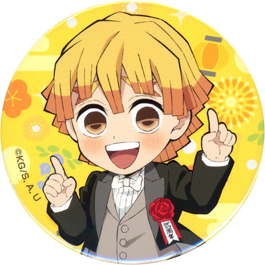 Zenitsu Agatsuma Demon Slayer: Kimetsu no Yaiba Random Button Deformed Illustration Ver. Kimetsu Festival Online Animation 2nd Anniversary Celebration ANIPLEX+ Made to Order Limited [USED]