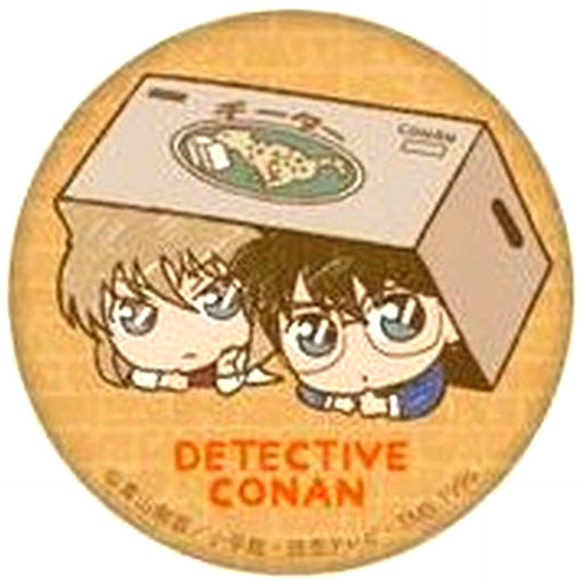 Ai Haibara and Conan Edogawa Detective Conan Character Button Collection In Pursuit Season 3 [USED]