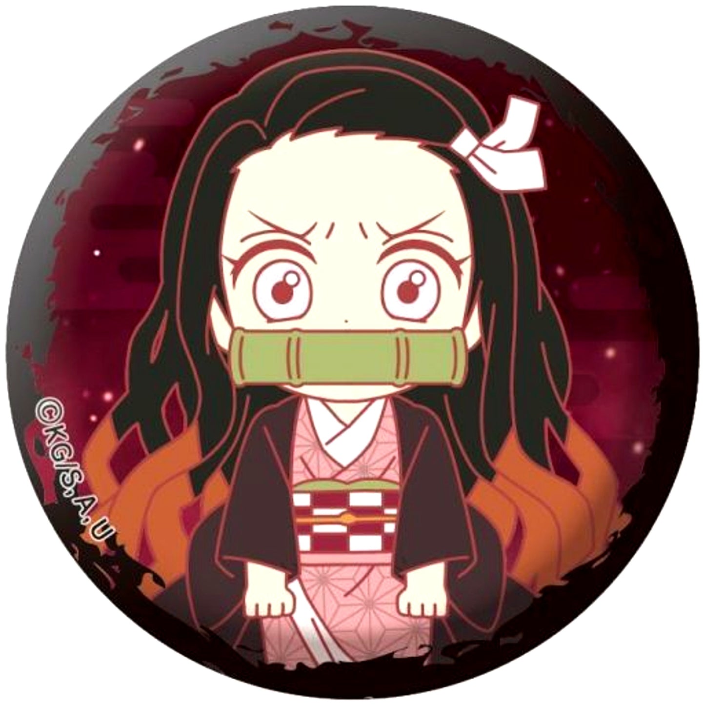 Nezuko Kamado Demon Slayer Cloth Button Collection Vol. 4 [USED]