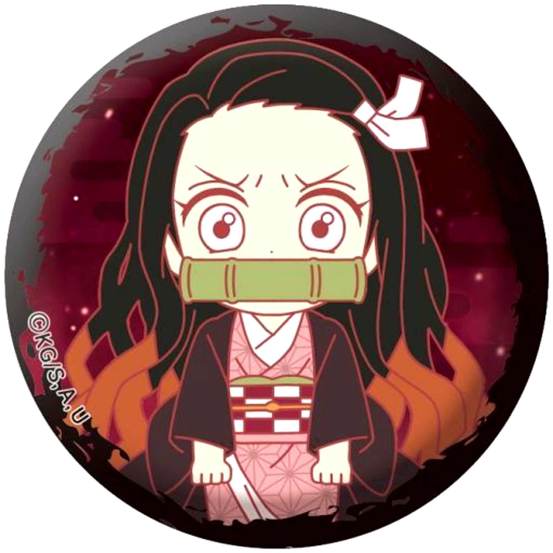 Nezuko Kamado Demon Slayer Cloth Button Collection Vol. 4 [USED]