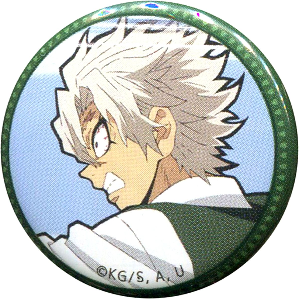 Sanemi Shinazugawa Junior High and High School!! Kimetsu Academy Story: Valentine Arc Demon Slayer: Kimetsu no Yaiba ufotable Cafe Machi Asobi CAFE Random 32mm Button [USED]
