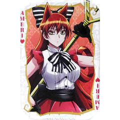 Welcome to Demon School! Iruma kun Amelie Azazel Trading Square Can Badge Trump Ver. Buttons [USED]