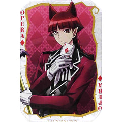 Welcome to Demon School! Iruma kun Opera Trading Square Can Badge Trump Ver. Buttons [USED]