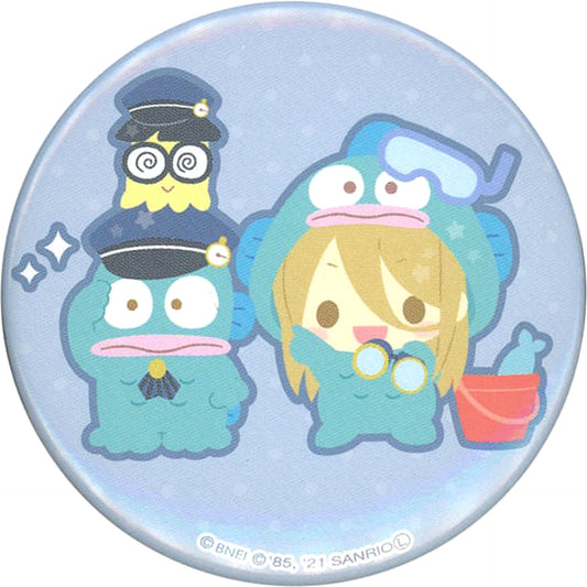 THE IDOLM@STER SideM X Sanrio Characters Koron Chris Hangyodon Character Badge Collection B Buttons [USED]