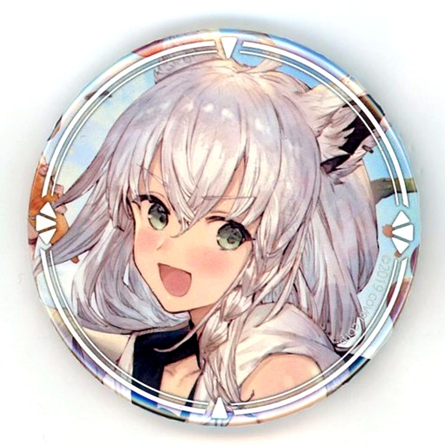 Shirakami Fubuki Virtual YouTuber Hololive Non-Stop Hololive Button C97 Goods [USED]