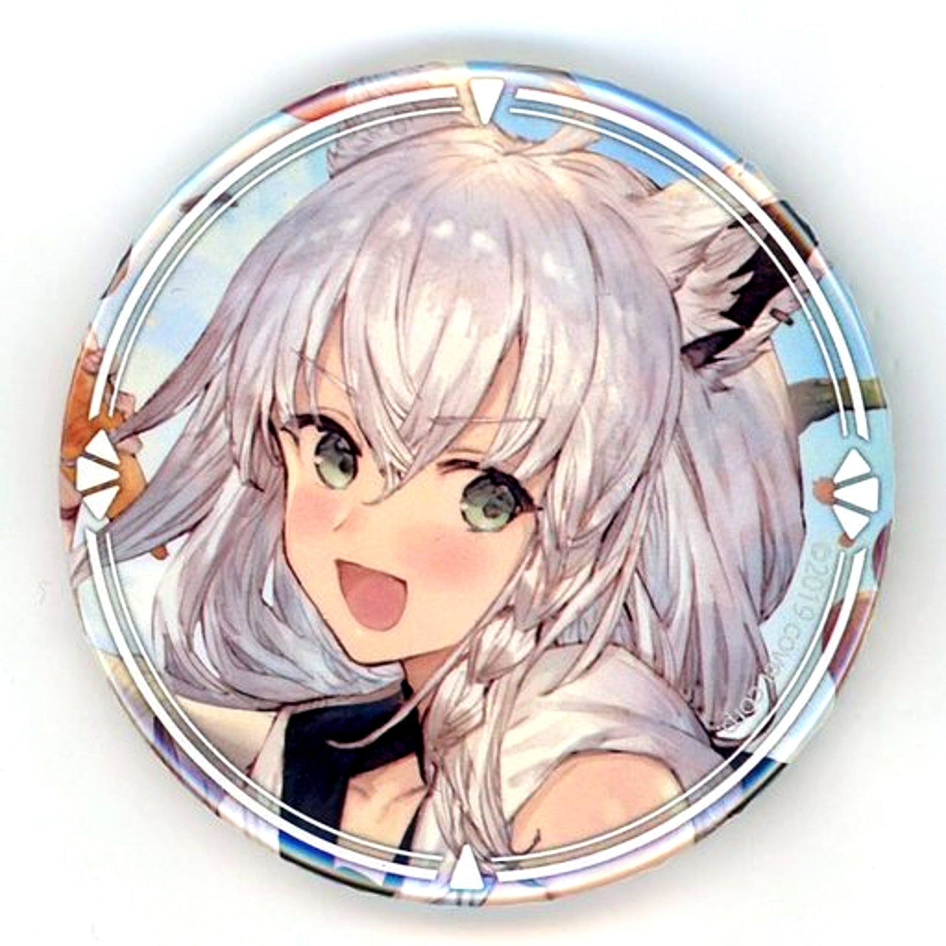 Shirakami Fubuki Virtual YouTuber Hololive Non-Stop Hololive Button C97 Goods [USED]