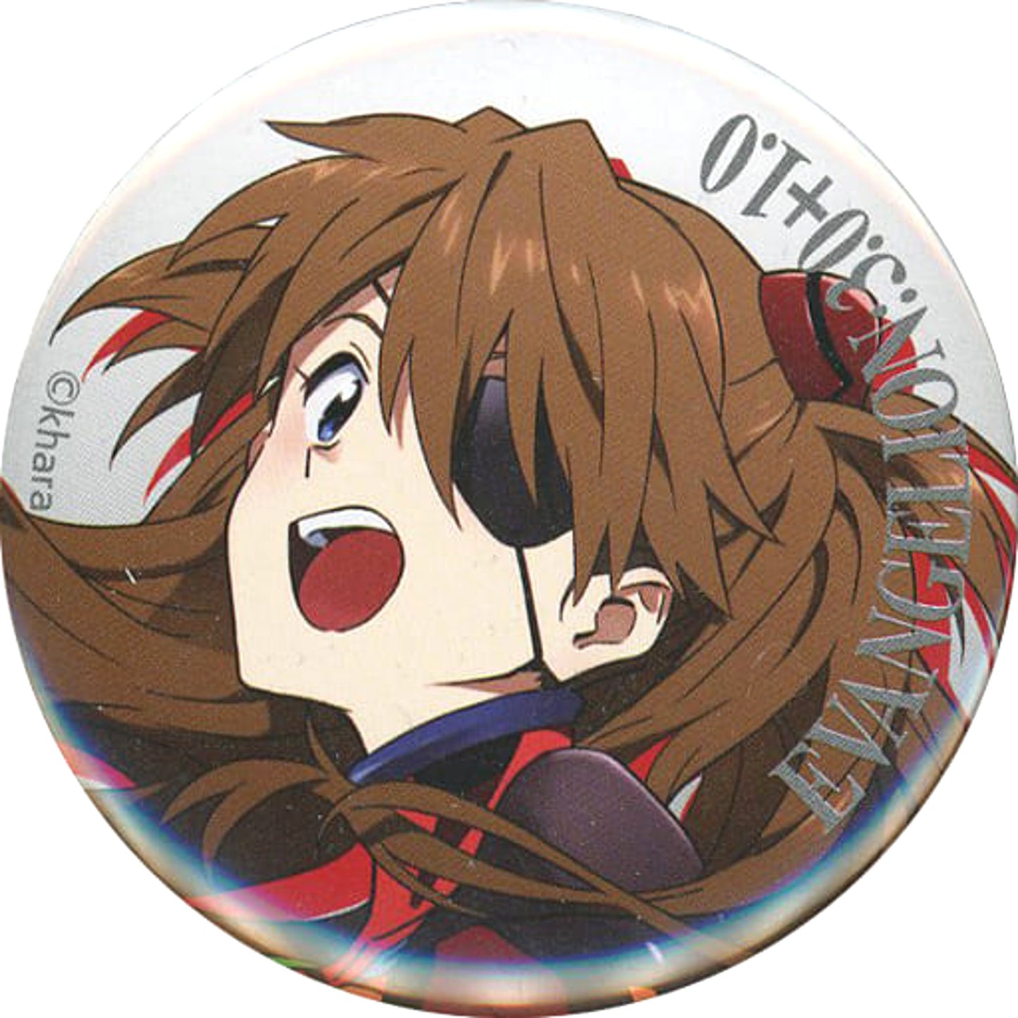 Evangelion: 3.0+1.0 Thrice Upon a Time Asuka Shikinami Langley Character Badge Collection Theater Limited Buttons [USED]