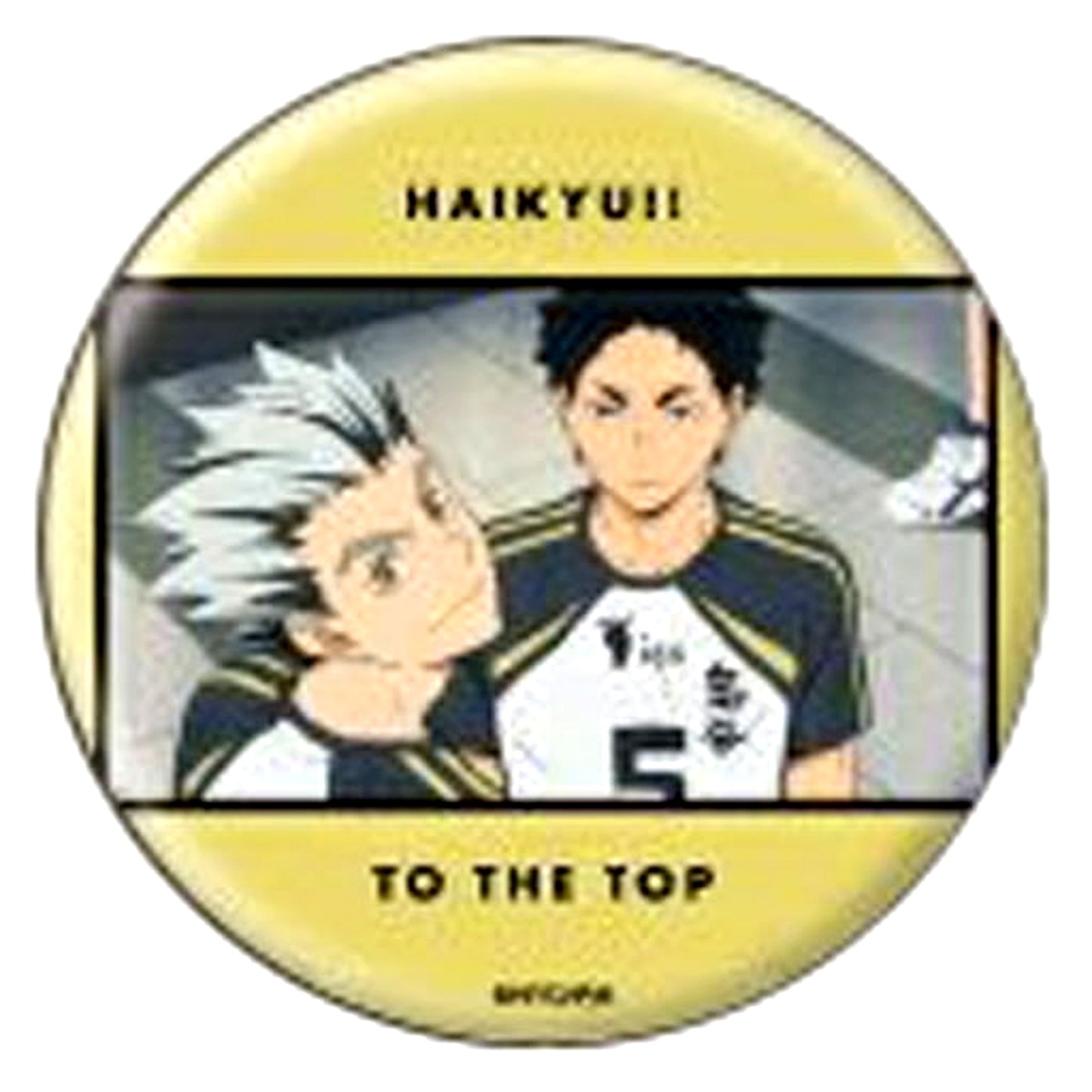 Kotaro Bokuto and Keiji Akaashi Haikyu!! TO THE TOP Button 04 [USED]