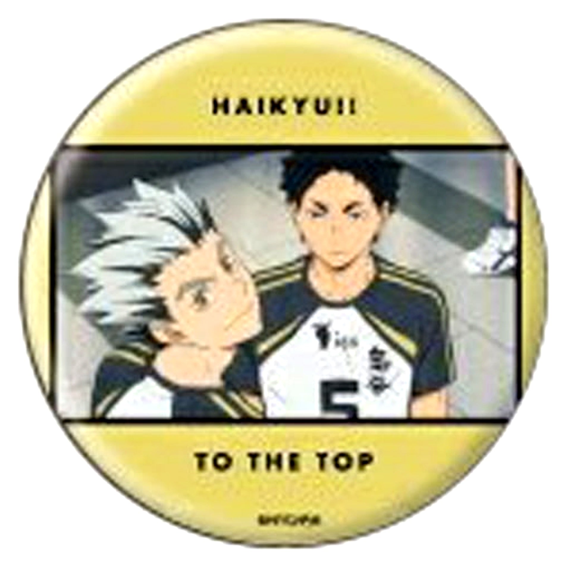 Kotaro Bokuto and Keiji Akaashi Haikyu!! TO THE TOP Button 04 [USED]