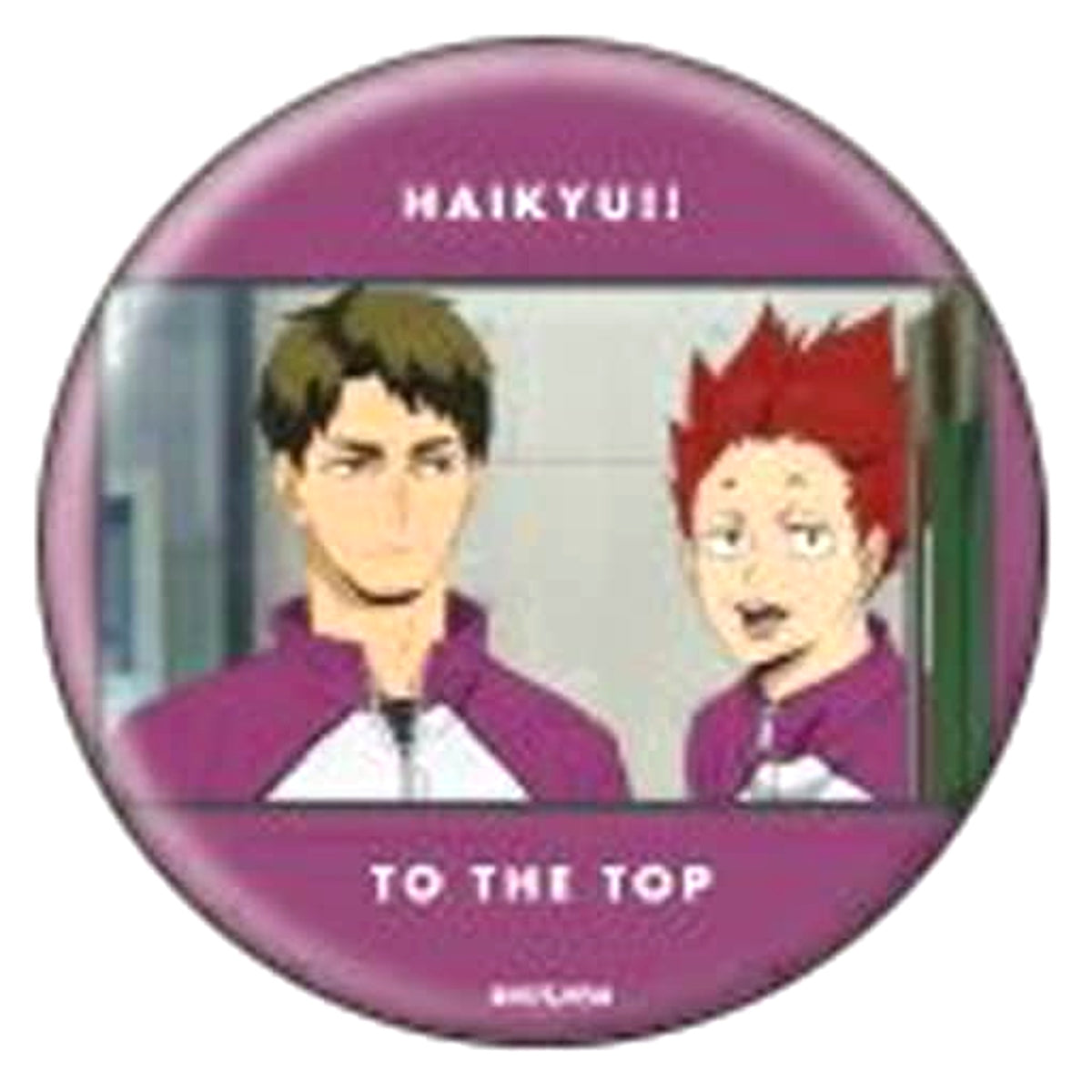 Haikyu!! To The Top Wakatoshi Ushijima Satori Tendo Can Badge 04 Buttons [USED]