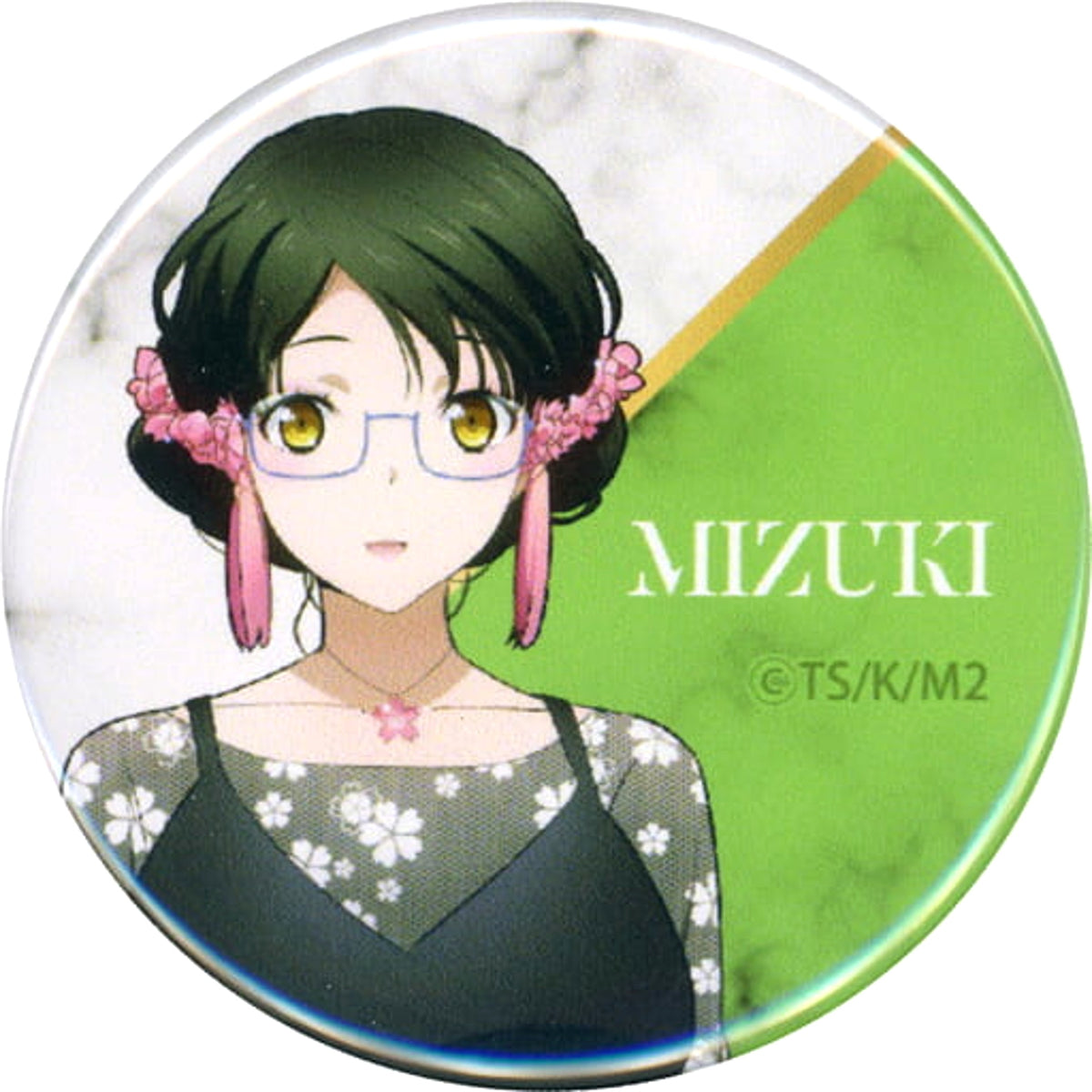 The Irregular at Magic High School Mizuki Shibata Trading Can Badge Senritsu no Raihosha Hen Limited Buttons [USED]