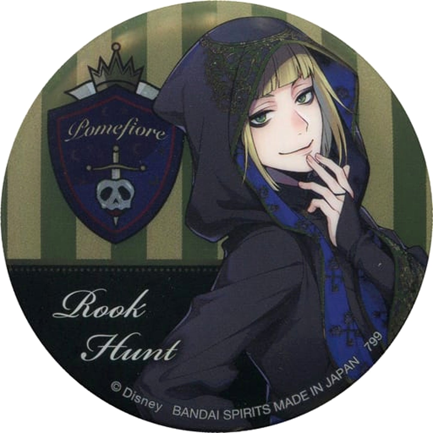 Disney: Twisted-Wonderland Rook Hunt Ceremonial Outfit Ver. Ichiban Kuji Part 3 Can Badge Prize I Buttons [USED]