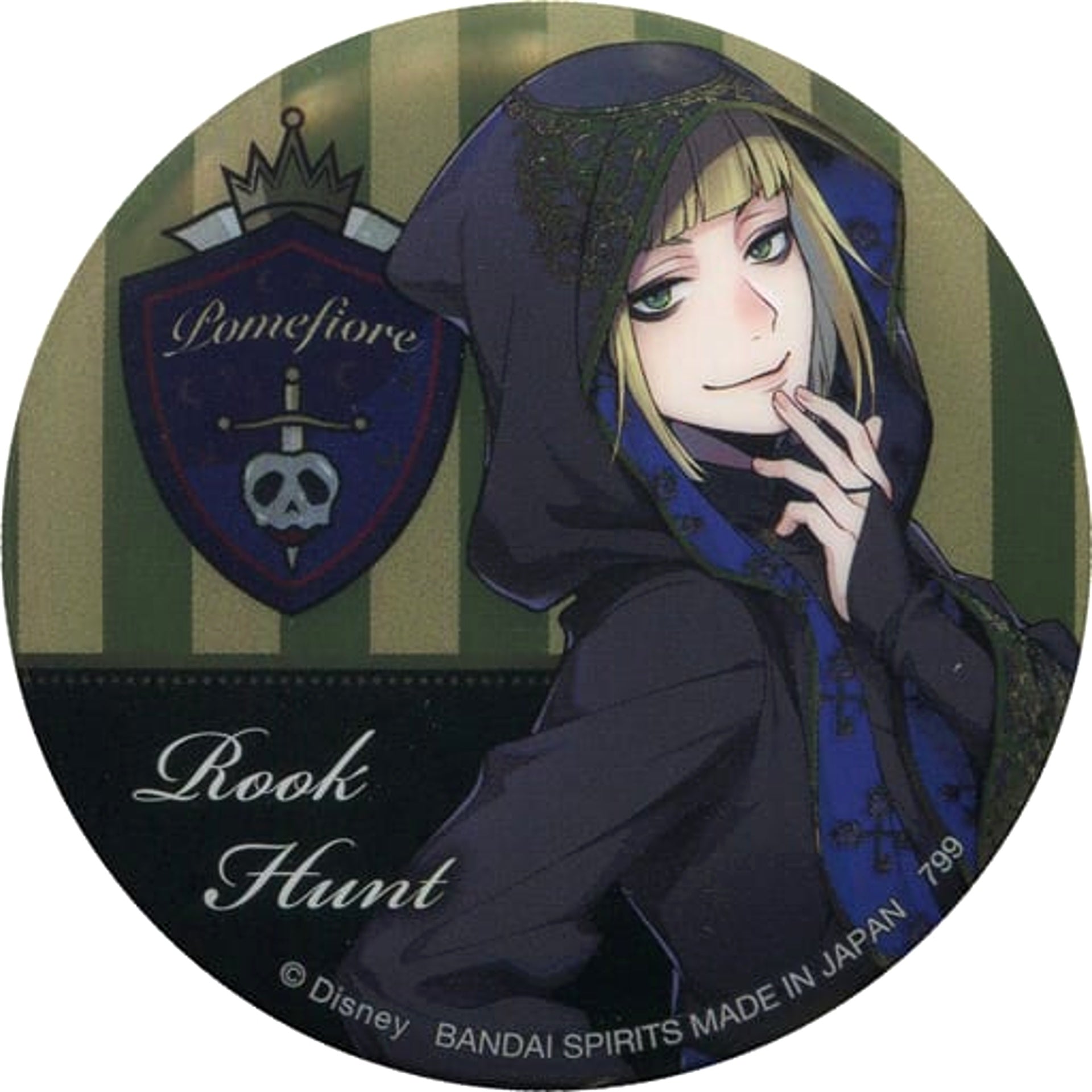 Disney: Twisted-Wonderland Rook Hunt Ceremonial Outfit Ver. Ichiban Kuji Part 3 Can Badge Prize I Buttons [USED]