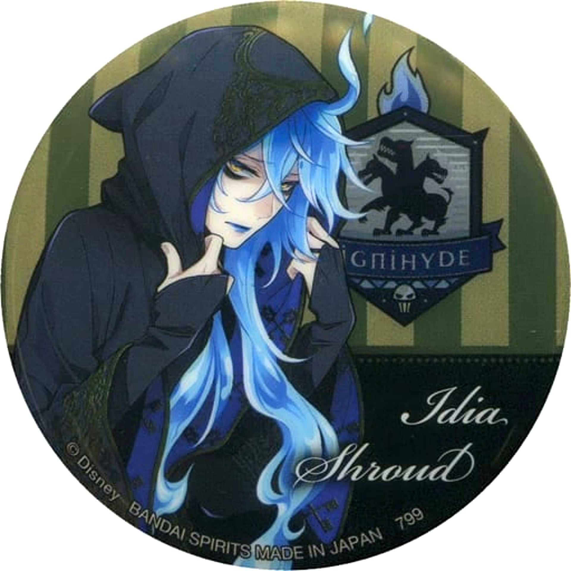 Disney: Twisted-Wonderland Idia Shroud Ceremonial Outfit Ver. Ichiban Kuji Part 3 Button Prize I [USED]