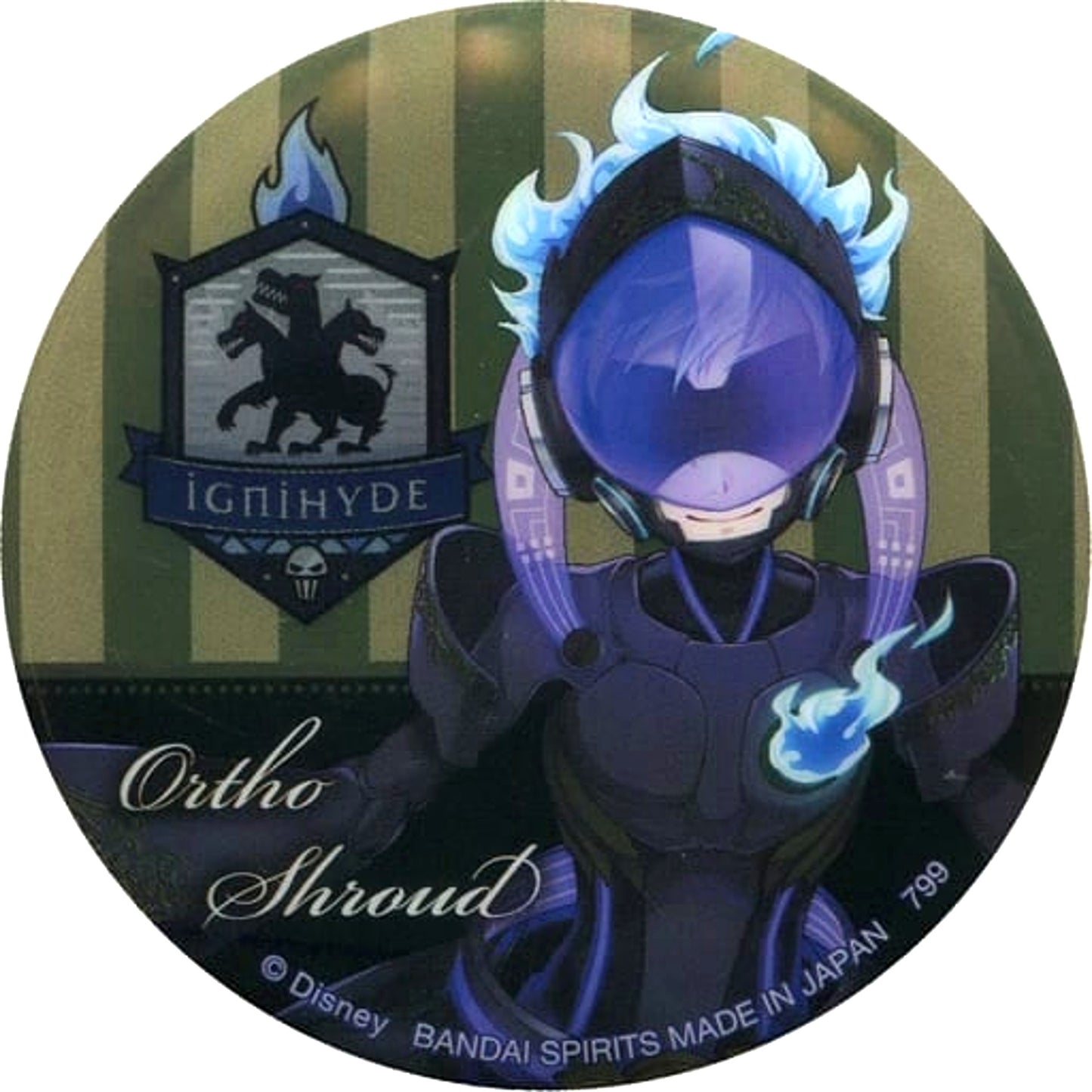 Disney: Twisted-Wonderland Ortho Shroud Ceremonial Outfit Ver. Ichiban Kuji Part 3 Button Prize I [USED]