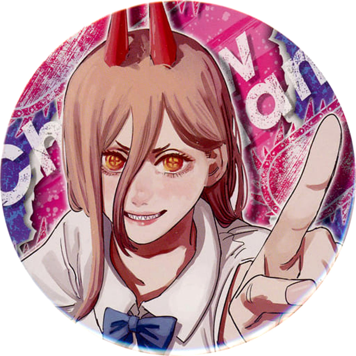 Chainsaw Man Power Pointing Collection Can Badge Part 1 Buttons [USED]