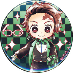 Demon Slayer: Kimetsu no Yaiba Tanjiro Kamado Can Badge Butler Glasses Limited Image Glasses Reservation Bonus Buttons [USED]
