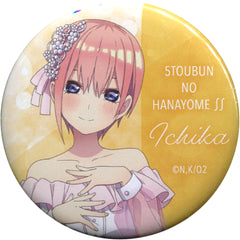 The Quintessential Quintuplets 2 Ichika Nakano Natural Proportions Can Badge LAWSON Limited Buttons [USED]