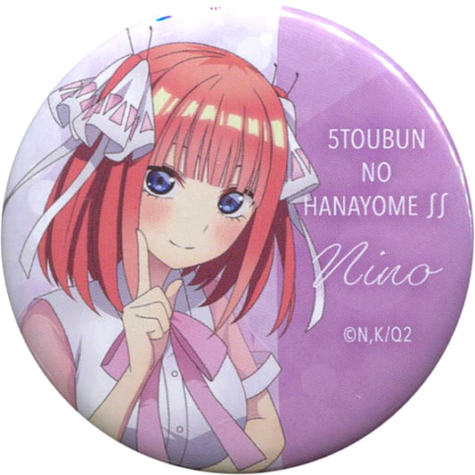 The Quintessential Quintuplets 2 Nino Nakano Natural Proportions Can Badge LAWSON Limited Buttons [USED]
