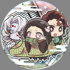 Demon Slayer: Kimetsu no Yaiba Tanjiro Kamado Nezuko Kamado Rui Charabanchoukou Button 4th Form [USED]