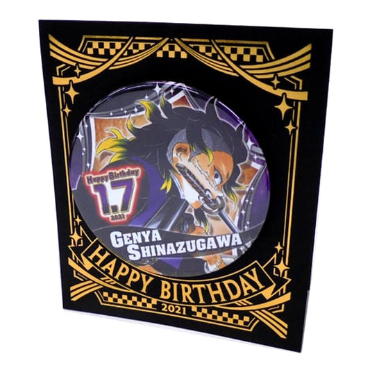 Genya Shinazugawa Demon Slayer: Kimetsu no Yaiba Birthday Button Jump Shop Limited [USED]
