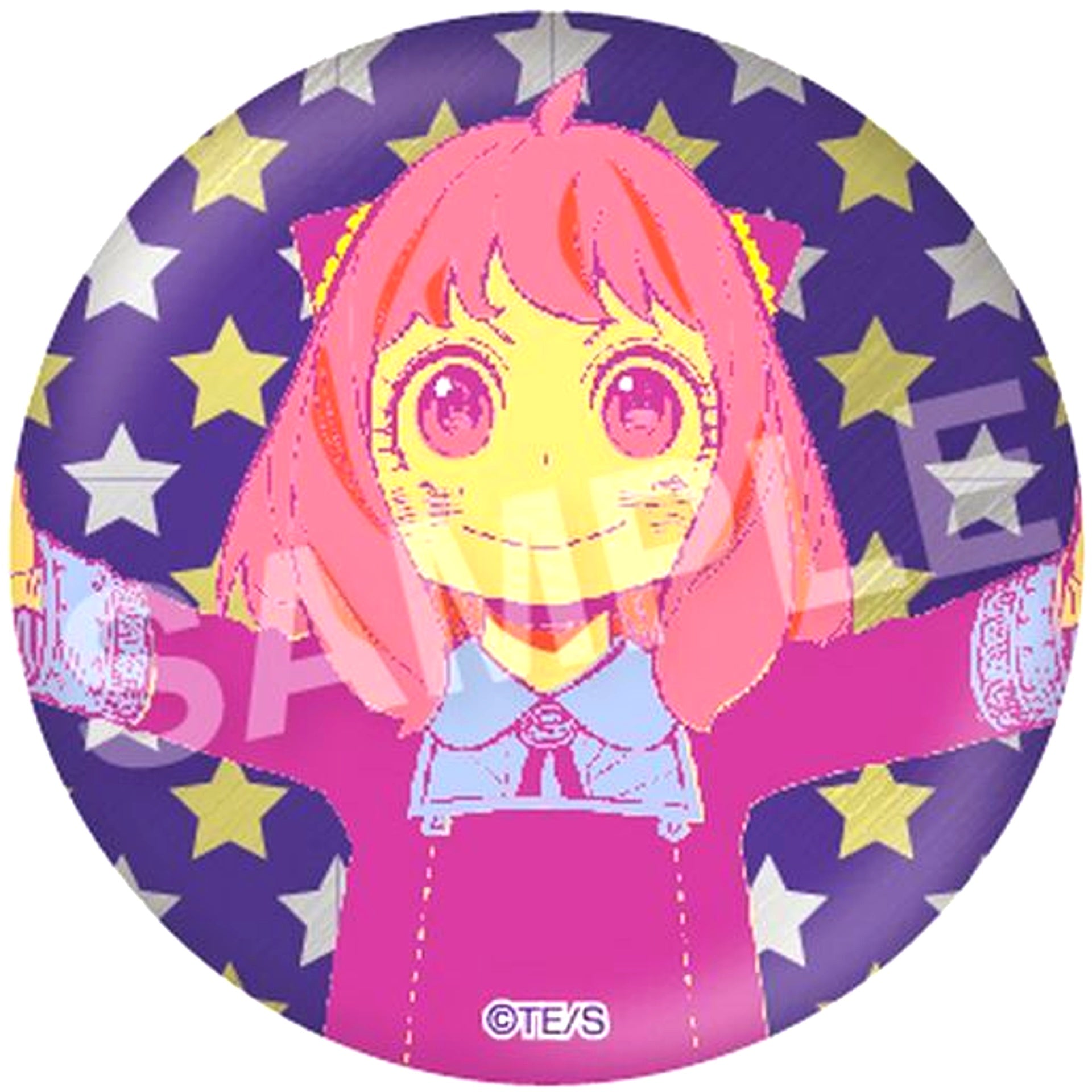 Anya Forger B SPY x FAMILY Pop Art Metal Badge [USED]