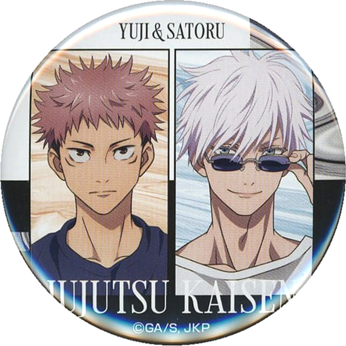 Jujutsu Kaisen Yuji Itadori Satoru Gojo Can Badge Don Quijote Limited Buttons [USED]