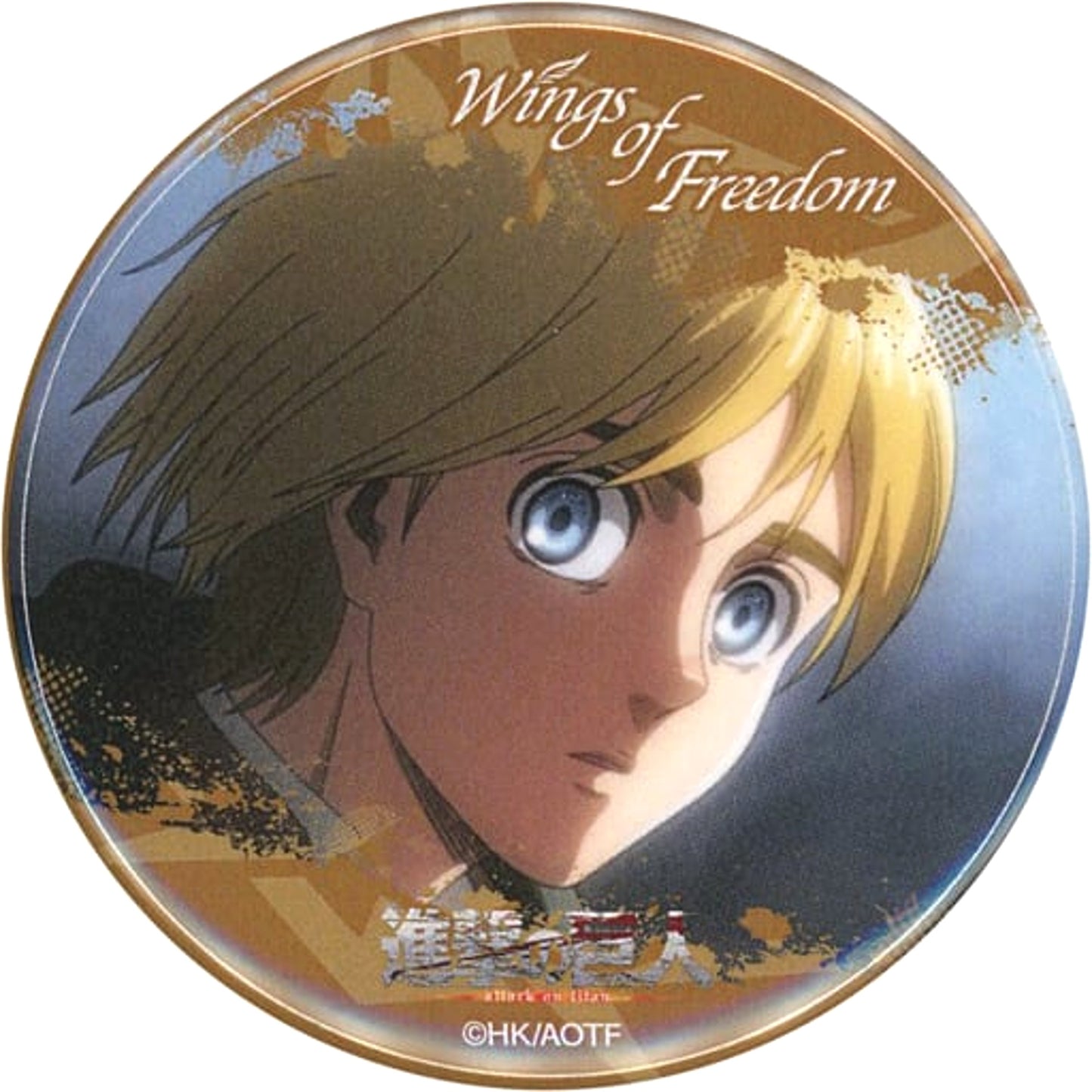 Attack on Titan Armin Arlert Can Badge Vol.2 cookpadLive Cafe Giant Festival Vol.2 Limited Buttons [USED]