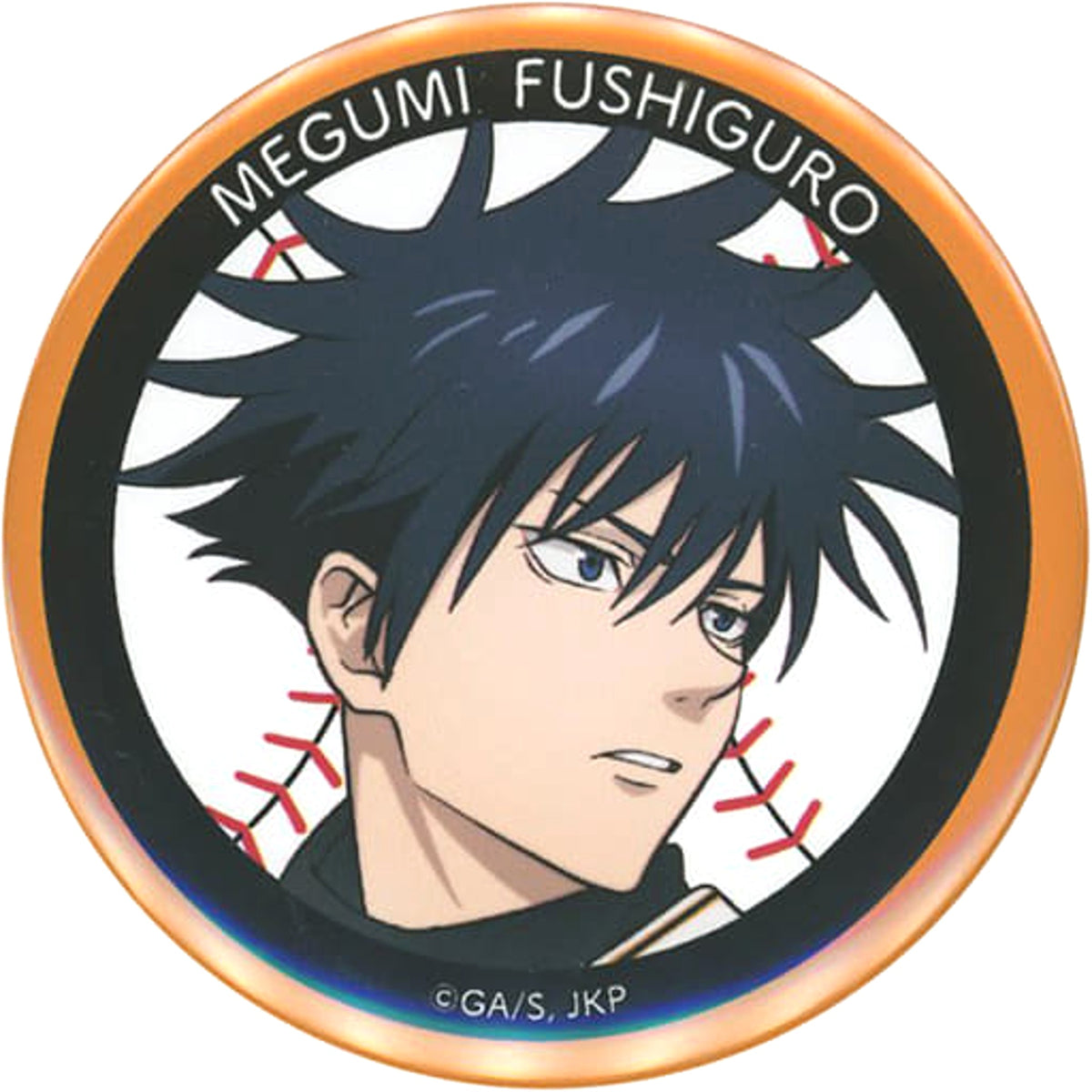 Jujutsu Kaisen x Yomiuri Giants Megumi Fushiguro Blind Packaged Style Newly Drawn Can Badge Buttons [USED]