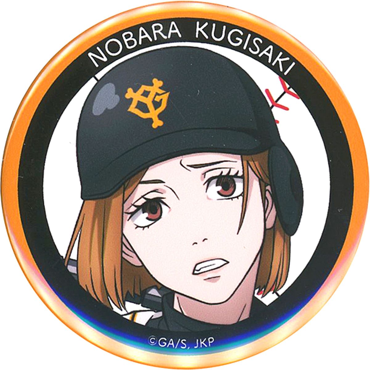 Nobara Kugisaki Jujutsu Kaisen x Yomiuri Giants Blind Illustration Button [USED]
