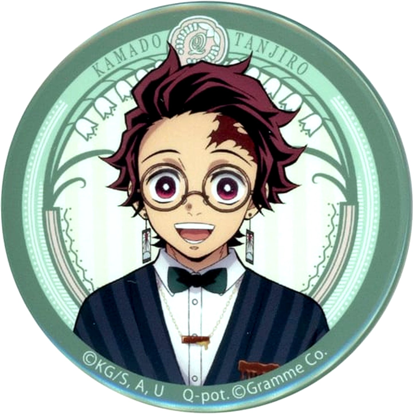 Tanjiro Kamado Demon Slayer: Kimetsu no Yaiba Q-pot. Vol.1 Random Button [USED]