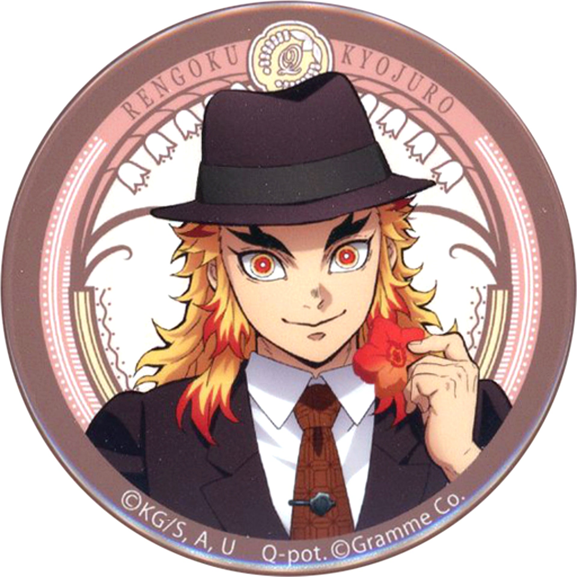 Kyojuro Rengoku Demon Slayer: Kimetsu no Yaiba Q-pot. Vol.1 Random Button [USED]