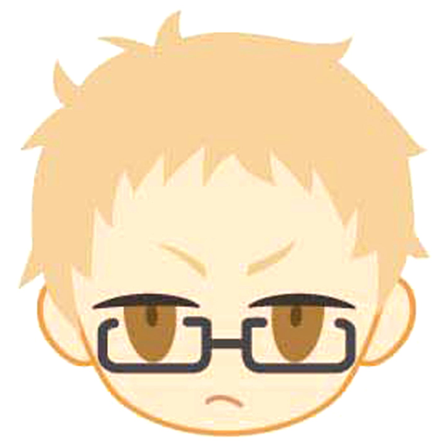 Kei Tsukishima Haikyu!! TO THE TOP Puchitto Button [USED]