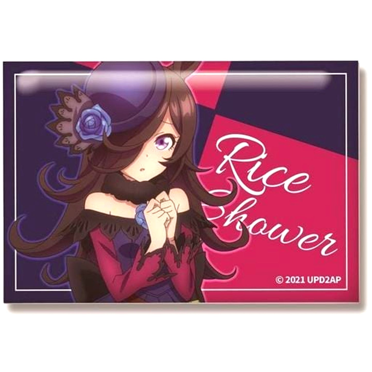 Rice Shower Uma Musume Pretty Derby Season 2 Square Button [USED]