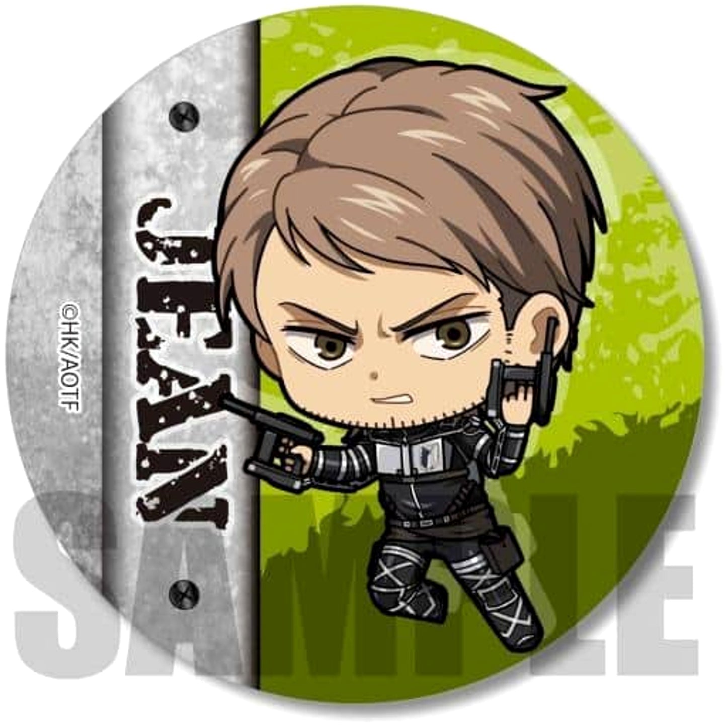 Attack on Titan Jean Kirstein Action Series Can Badge Buttons [USED]