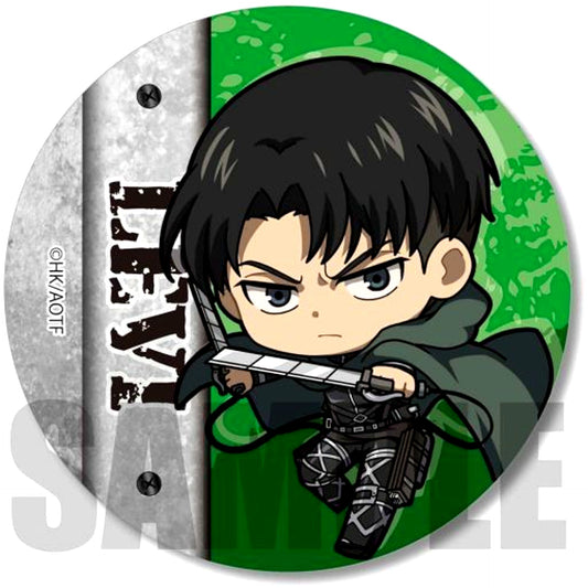 Levi Attack on Titan Action Series Button [USED]