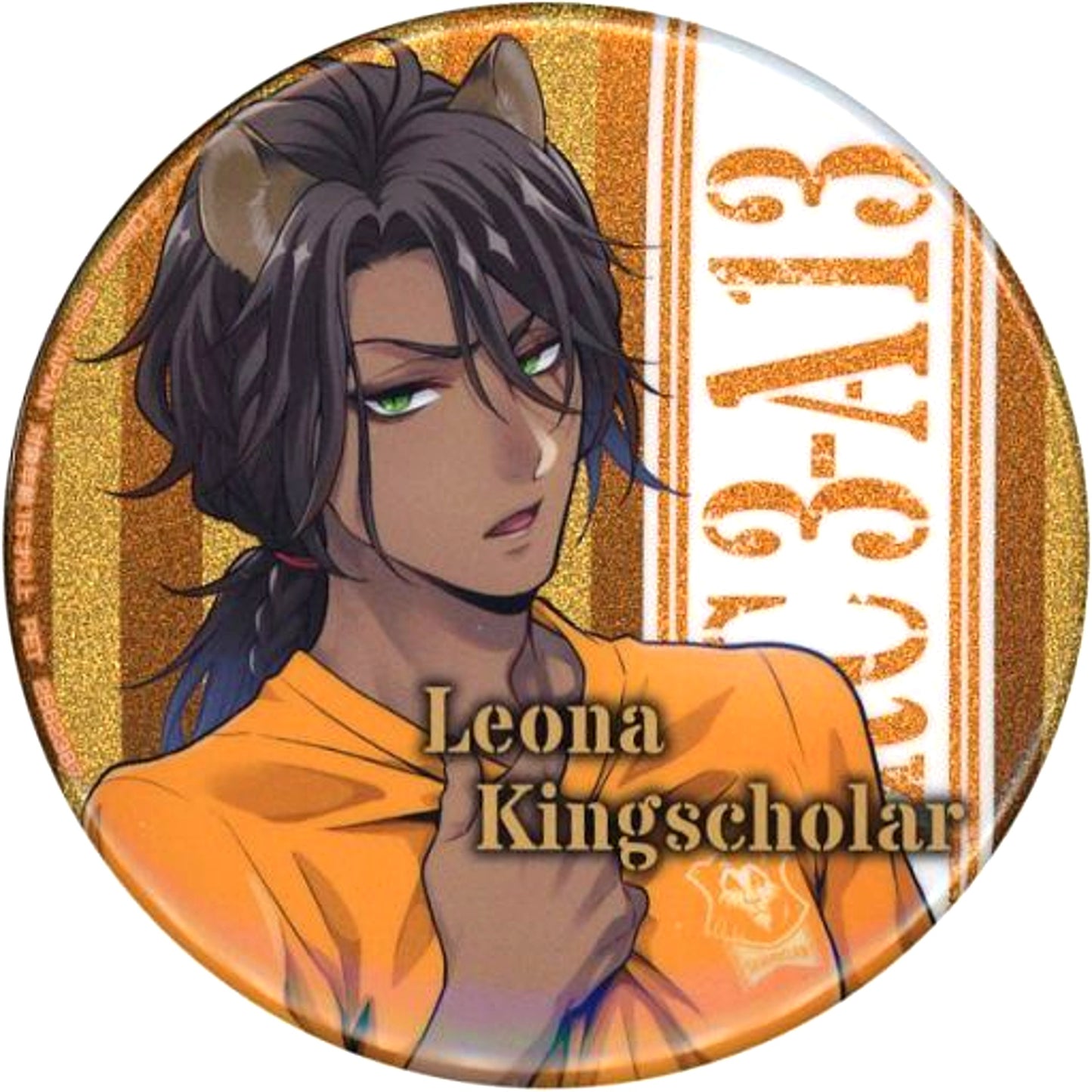 Leona Kingscholar Disney Twisted-Wonderland Glitter Button Flying Class Vol.1 Namco Limited [USED]
