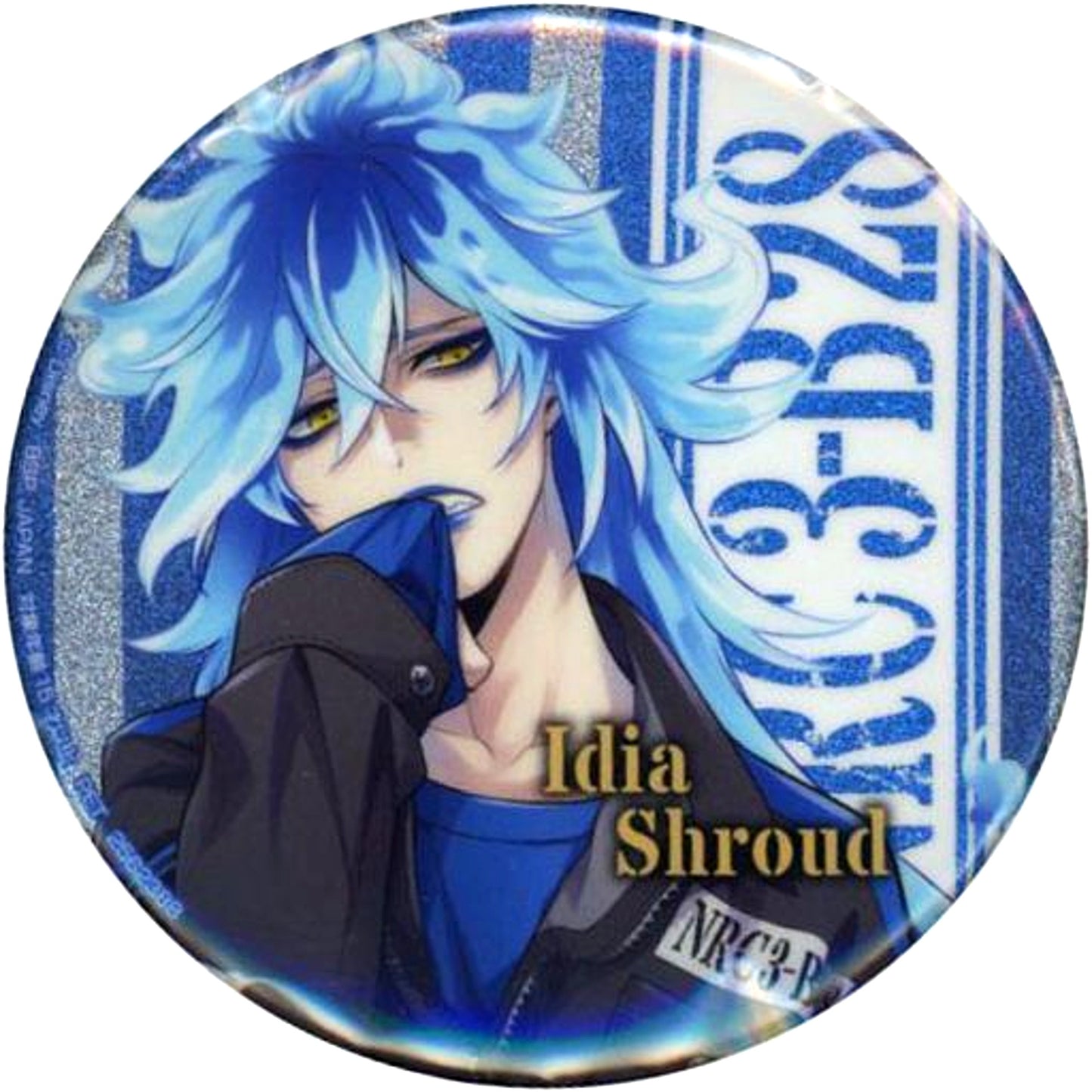 Idia Shroud Disney Twisted-Wonderland Glitter Button Flying Class Vol.2 Namco Limited [USED]