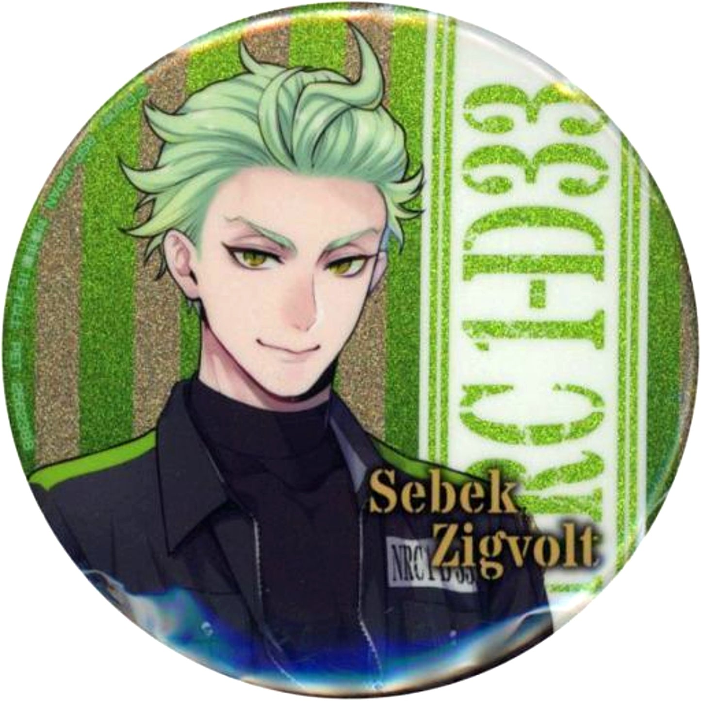 Sebek Zigvolt Disney Twisted-Wonderland Glitter Button Flying Class Vol.2 Namco Limited [USED]