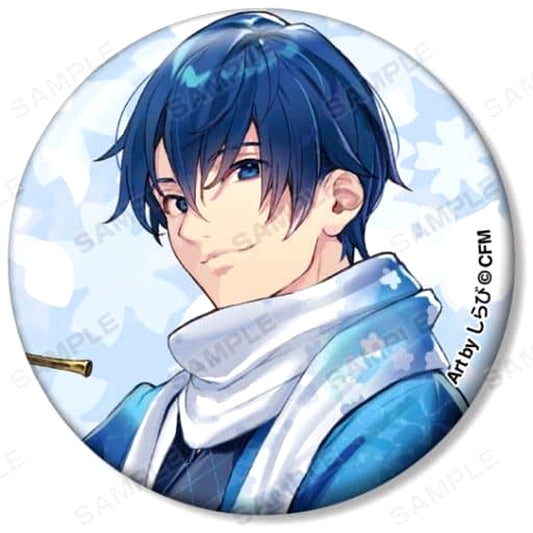 Kaito Sakura Miku Illustration Art by Shirabi Trading Button [USED]