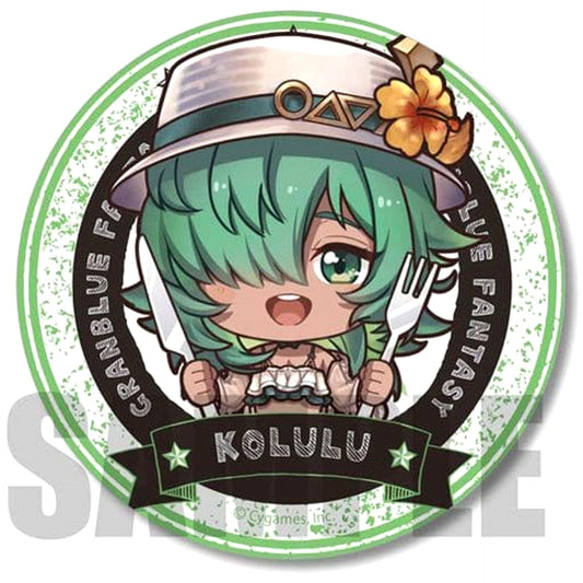Granblue Fantasy Kolulu Hot Summer Fete! Eating Bonanza! Gochichara Can Badge Buttons [USED]