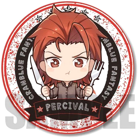 Granblue Fantasy Percival Bistro Feendrache Gochichara Can Badge Buttons [USED]