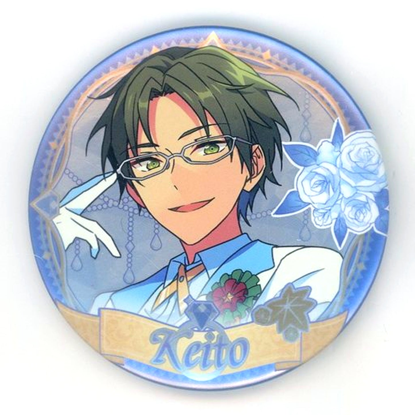 Keito Hasumi Ensemble Stars! China Limited 4th Anniversary Badge B [USED]