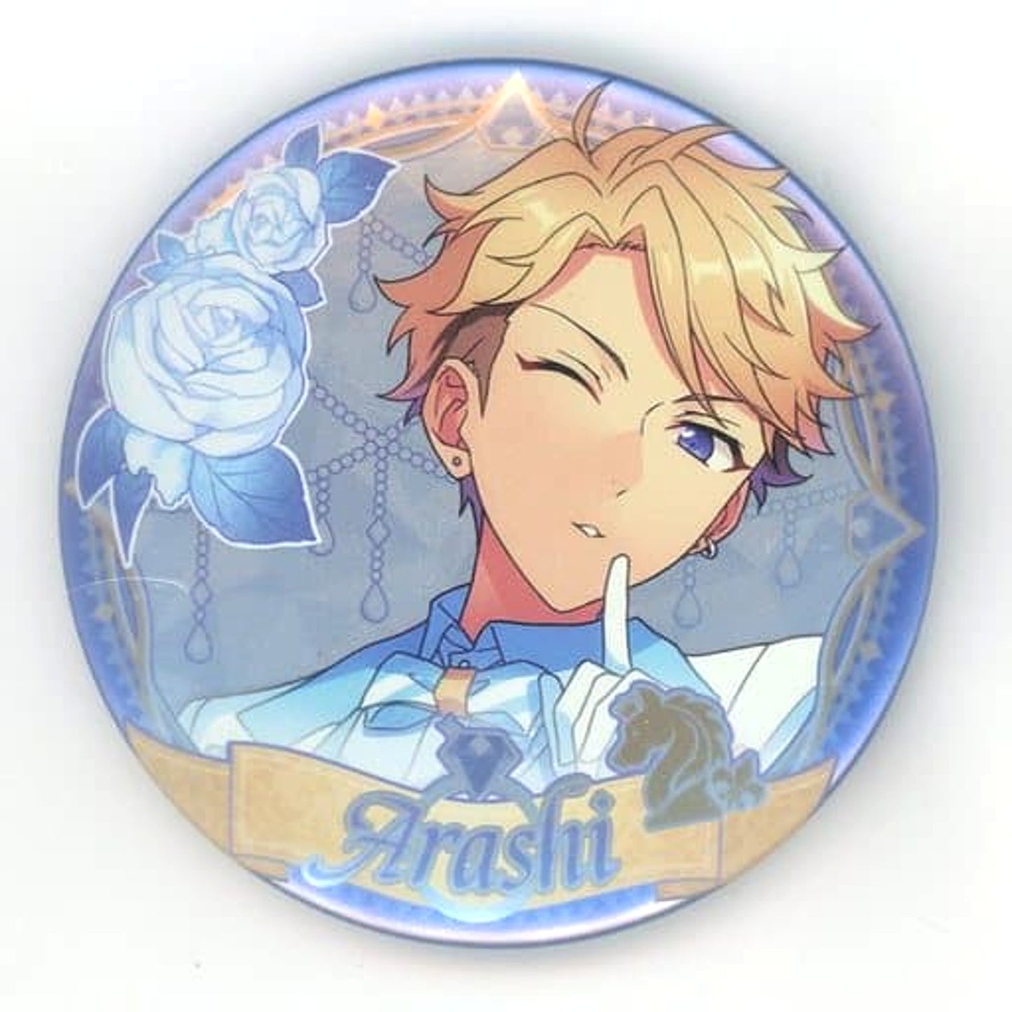Arashi Narukami Ensemble Stars! 4th Anniversary Button C China Limited [USED]