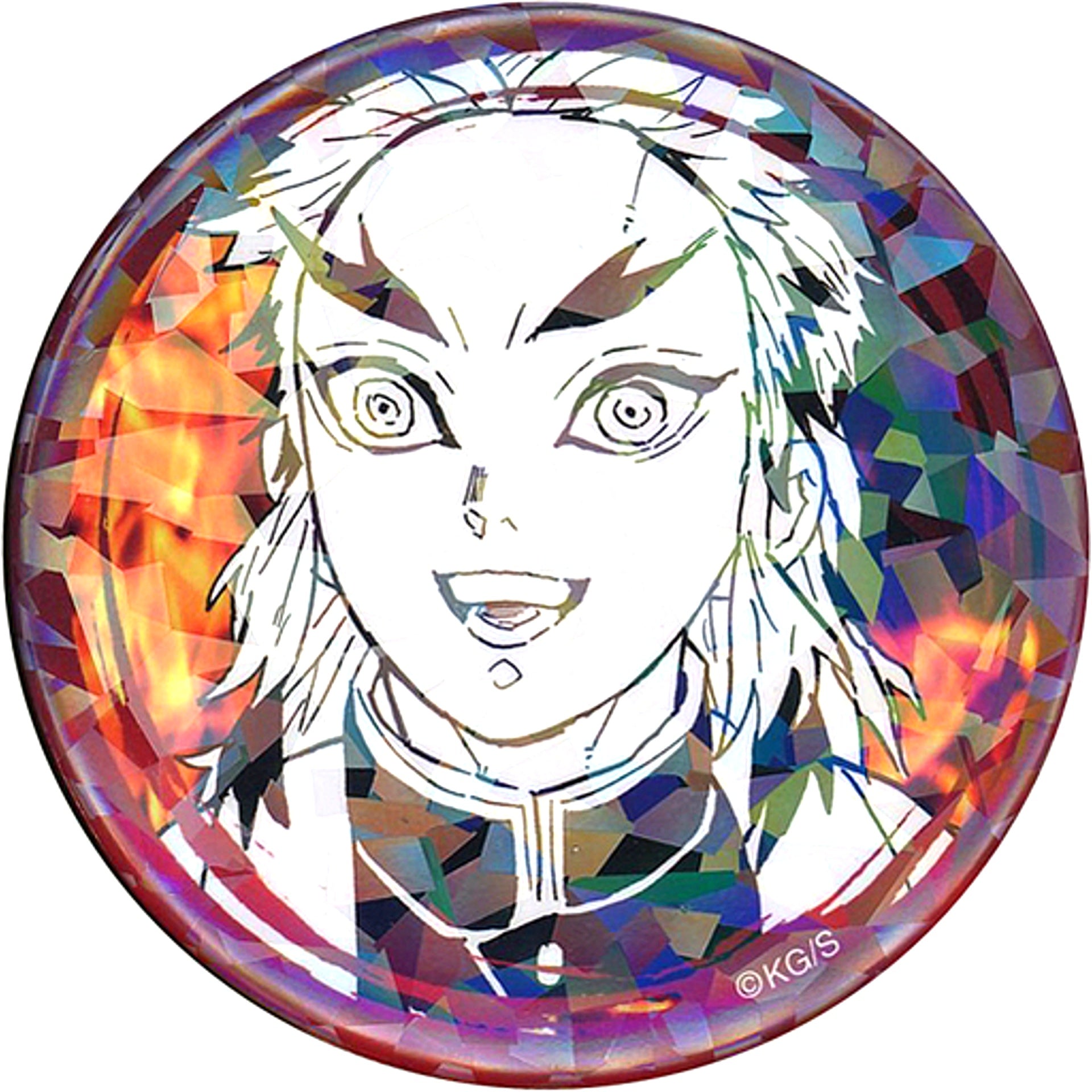 04 Kyojuro Rengoku All Star Button Demon Slayer Jump Characters Store Ltd [USED]