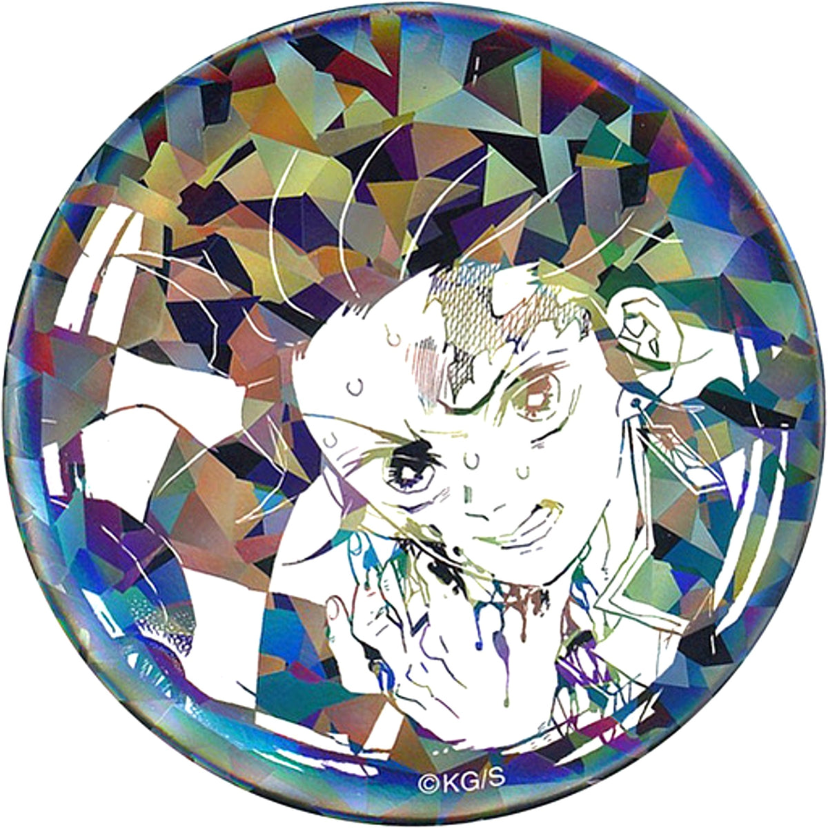 09. Tanjiro Kamado Demon Slayer: Kimetsu no Yaiba All Star Button Jump Characters Store Limited [USED]