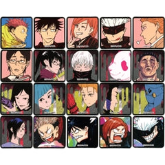 Jujutsu Kaisen Miwa Kasumi & Others Square Can Badge Collection Part 1 All 20 Types Set Buttons [USED]
