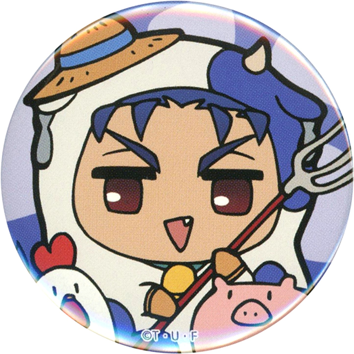 Lancer Fate/stay night Cafe Zodiac Illustration 2021 Random Button Pattern B [USED]