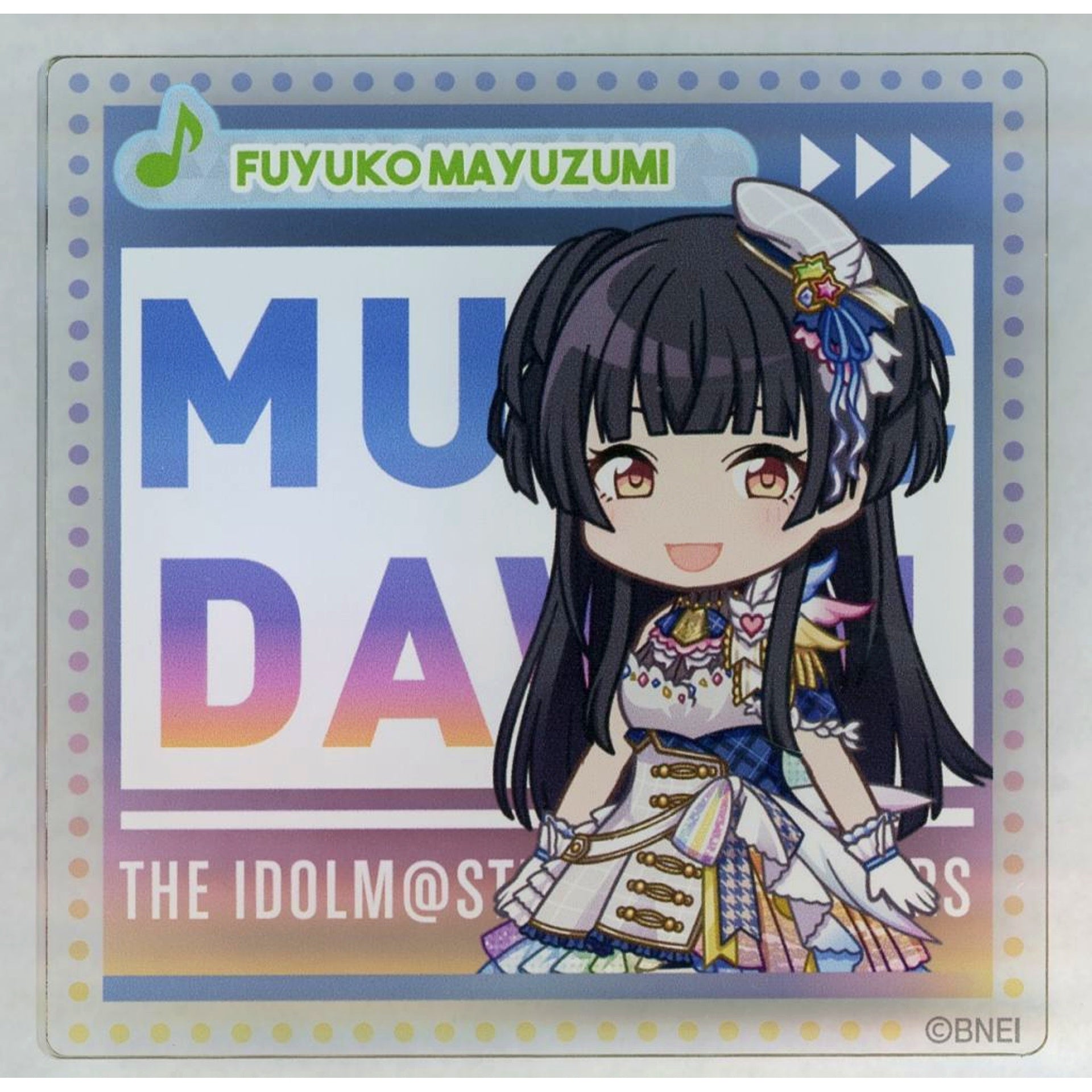 Fuyuko Mayuzumi MUSIC DAWN Ver. THE IDOLM@STER SHINY COLORS MUSIC DAWN Official Produce Button [USED]